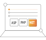 支持ASP、PHP、.Net等多種語言開發(fā)